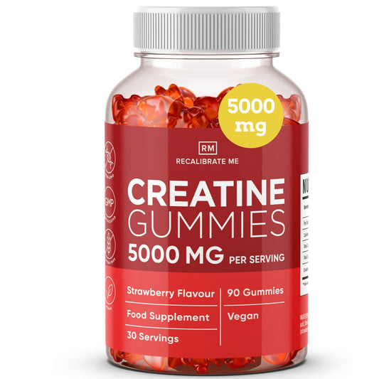 Creatine Gummies 5000MG (Strawberry Flavour) - Creatine Monohydrate