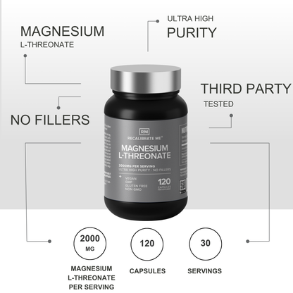 Magnesium L-Threonate | Memory & Focus | 2000mg