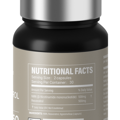 UK’s #1 NMN + Resveratrol | 1000mg | As Seen in the Evening Standard